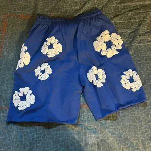 Denim Tears | Shorts | Denim Tears The Cotton Wreath Shorts Royal